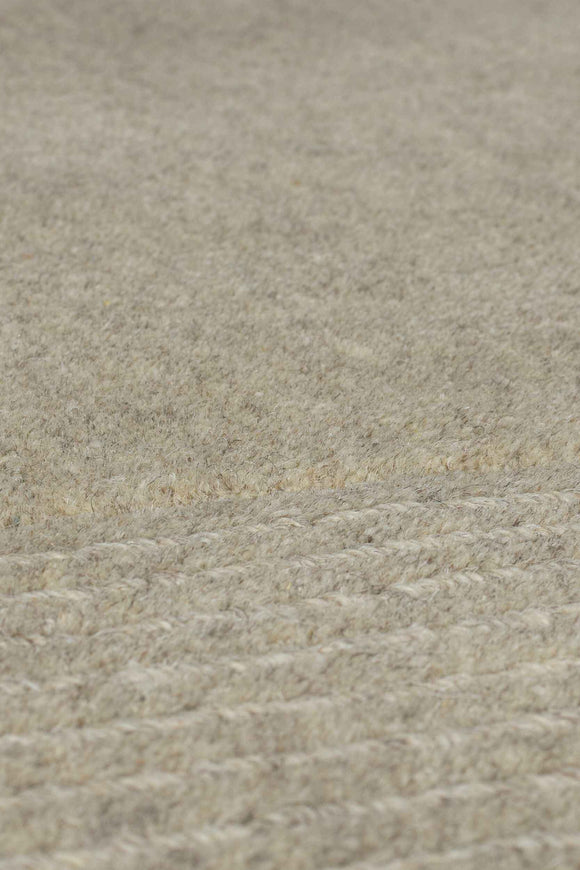 Tapis de salon uni en laine LEONE