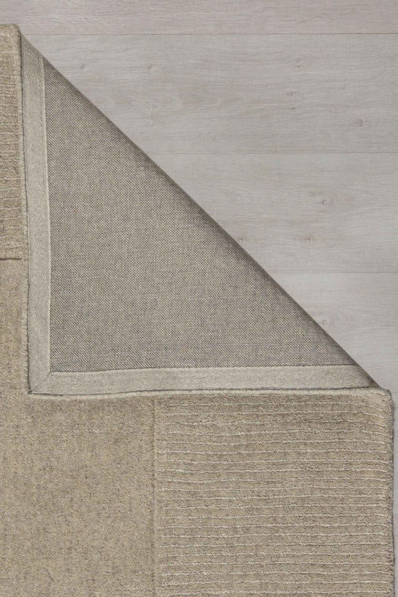 Tapis de salon uni en laine LEONE