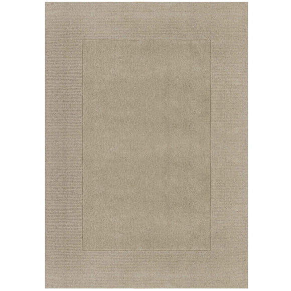 Tapis de salon uni en laine LEONE