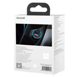 Baseus Car Charger Golden Contactor Pro Dual Quick Charger U+C, PD 3.0, QC 4+, SCP FCP AFC (with Type-C - Lightning 1m Blue) 40W blue (TZCCJD-03)