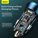 Baseus Golden Contactor Pro Car charger+ cable Lightning 1m