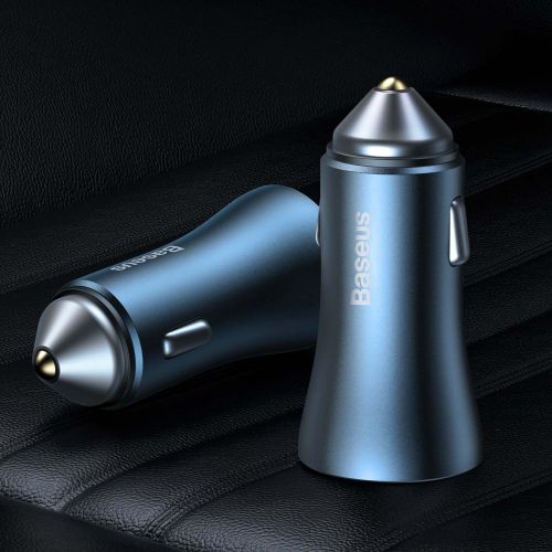 Baseus Golden Contactor Pro Car charger+ cable Lightning 1m