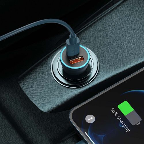 Baseus Golden Contactor Pro Car charger+ cable Lightning 1m