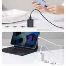INCARCATOR retea Baseus Super Si, Quick Charge 20W, 1 x USB Type-C 5V/3A max, include cablu USB Type-C la Lightning Iphone 1m, alb "TZCCSUP-B02" (timbru verde 0.18 lei) - 6953156230064