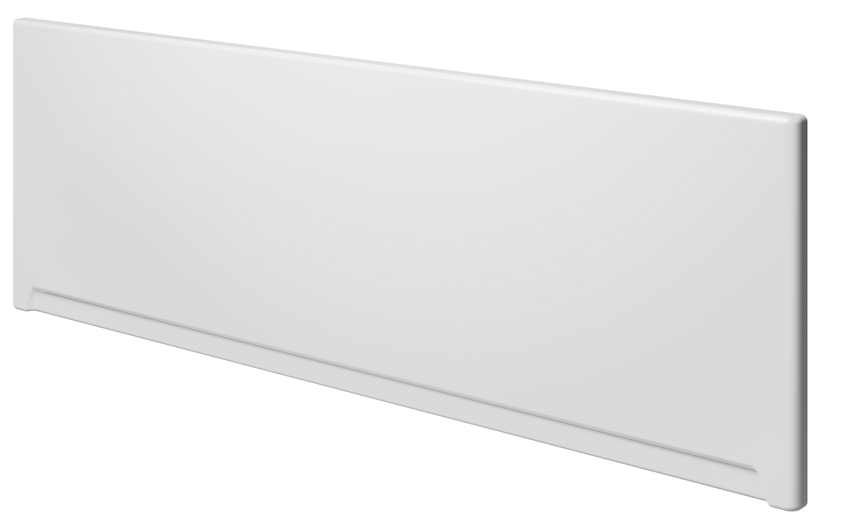 Tablier de baignoire frontal universel 170x57 cm en acrylique blanc - Clicktofournisseur.com