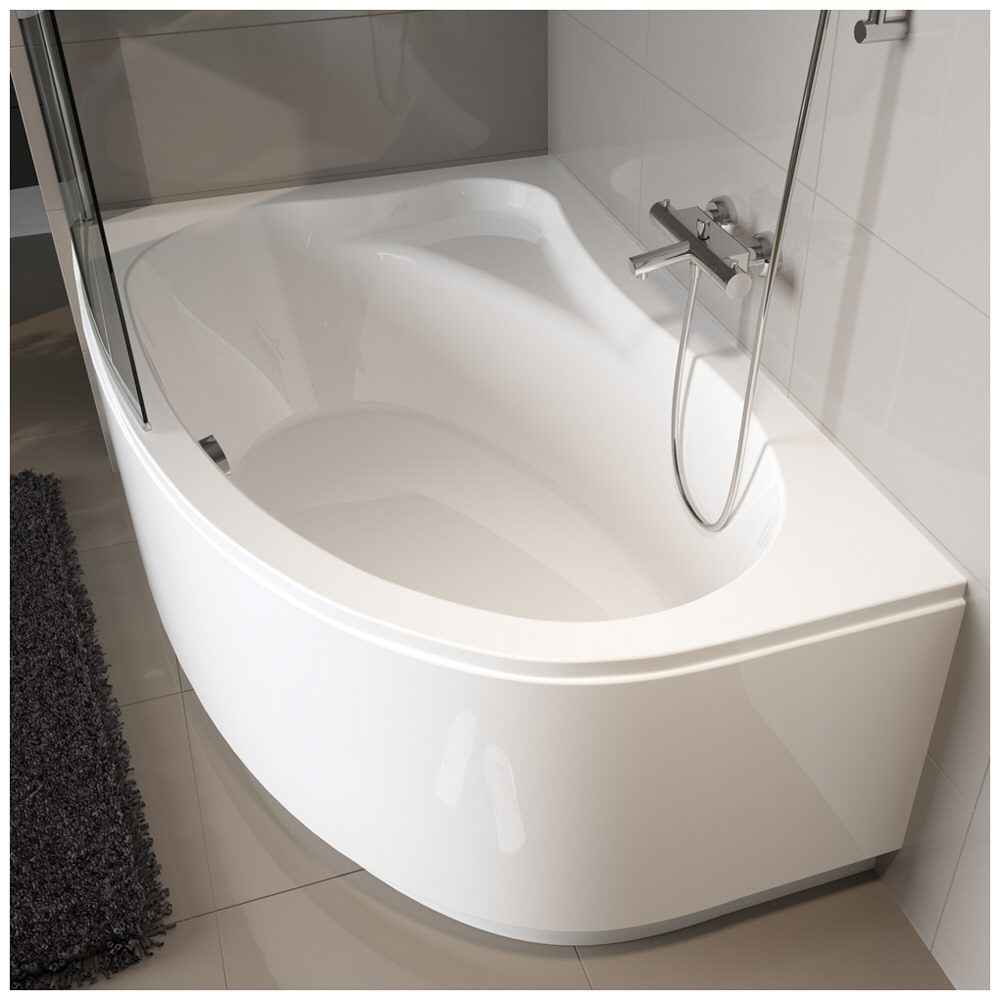 Tablier de baignoire pour lyra droite 170x110 cm riho en acrylique - Clicktofournisseur.com