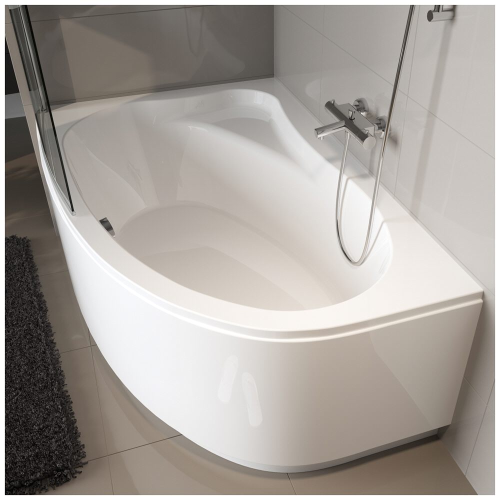 Tablier de baignoire pour lyra gauche 170x110 cm riho en acrylique - Clicktofournisseur.com