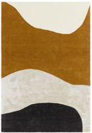 Tapis tufté main en laine moka-2