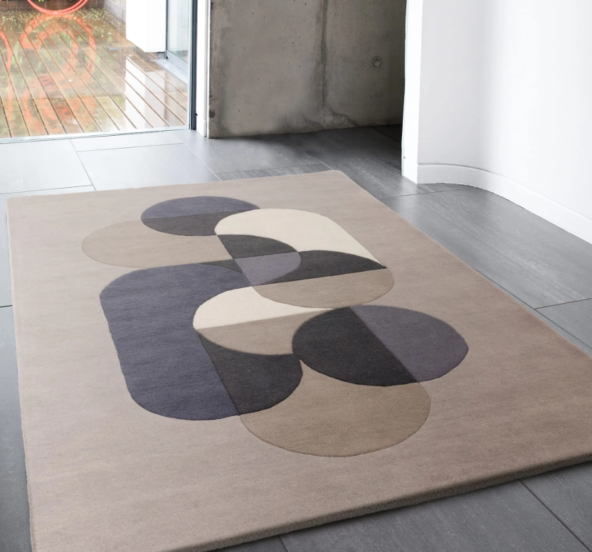 Tapis tufté main en laine sepal