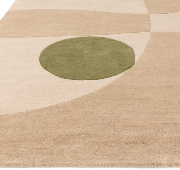 Tapis tufté main en laine mango