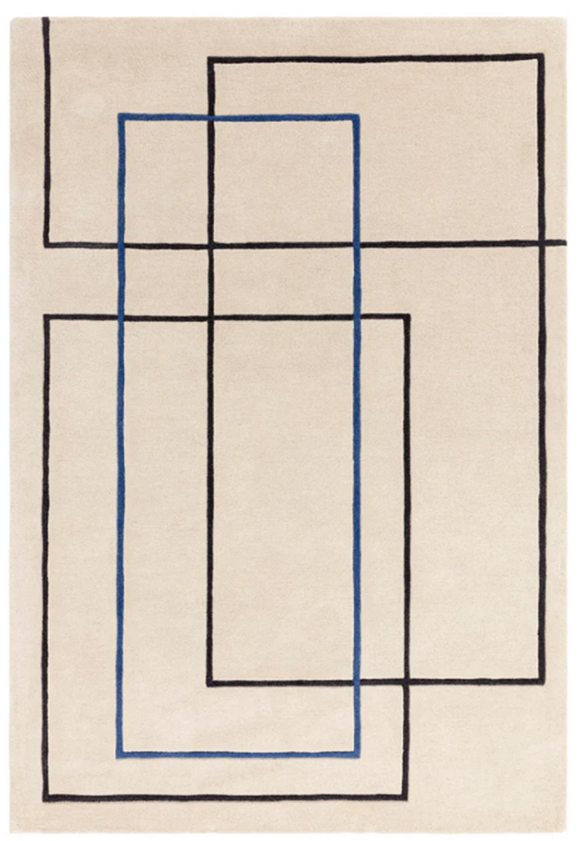 Tapis tufté main en laine CONTOUR