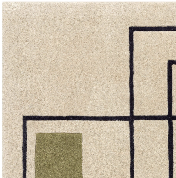 Tapis tufté main en laine CONTOUR