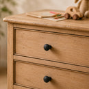 Bouton de meuble CONVEXE, Finition zamak noir