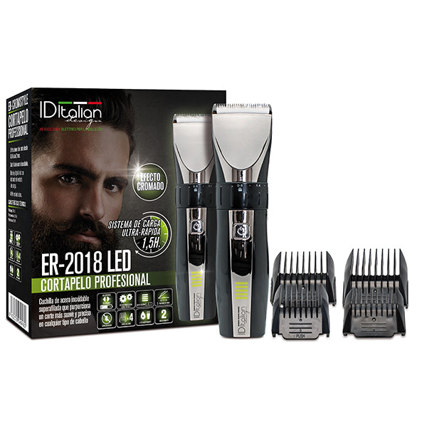 Tondeuse professionnelle pour cheveux ER-2018 Clipper chrome effect10W clicktofournisseur.com
