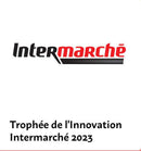 Logo d'Intermarché pour le Trophée de l'Innovation 2023.