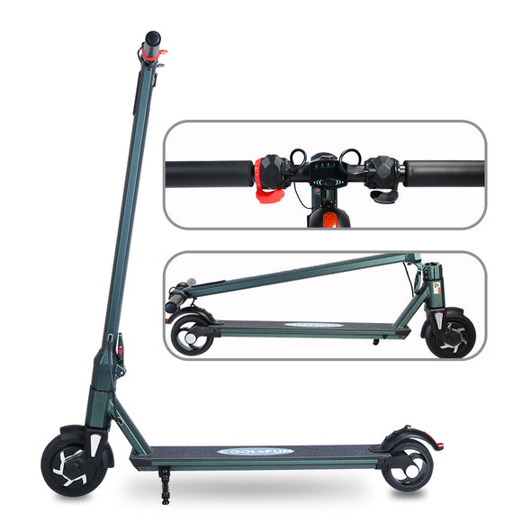 Trottinette électronique pliable cool&fun rambo vert - Clicktofournisseur.com