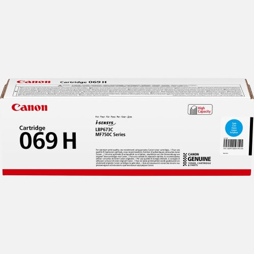 Cartouche de toner canon crg 069h 5097c002 cyan