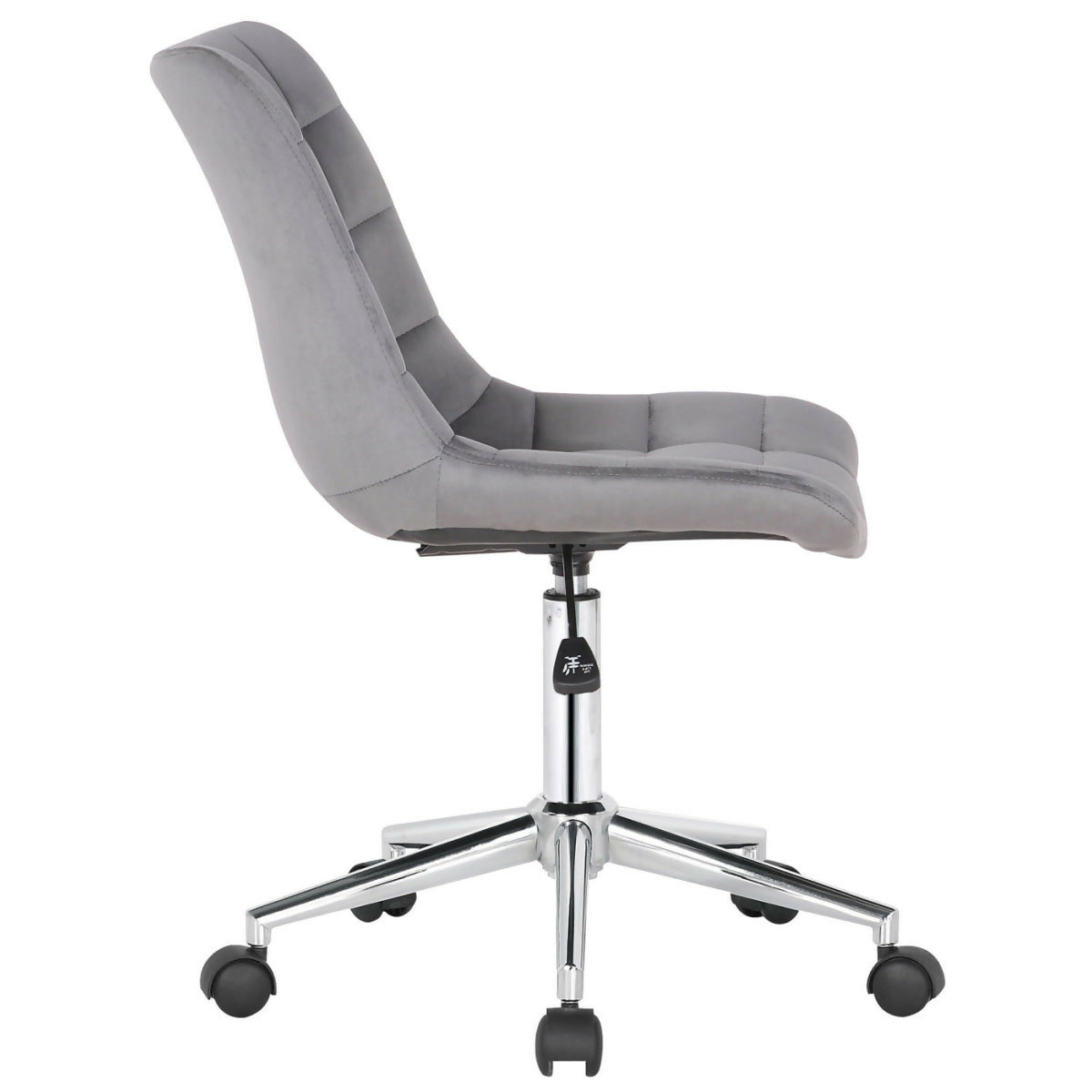 Chaise de bureau Medford - velours Gris