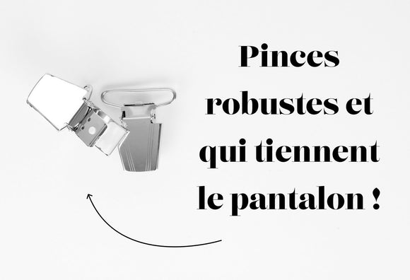 Gaspard bretelles homme fines croissillon bleu - elastique résistant et clips extra fort - modèle en x - fait en france - taille ajustable max 130cm - garantie à vie