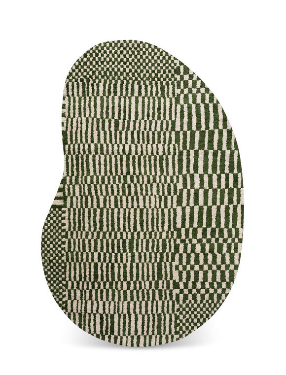 Tapis tissé plat moderne BERBER STRUCTURES