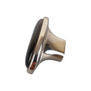 Bouton de meuble STARK, Finition nickel brillant & céramique noire-11