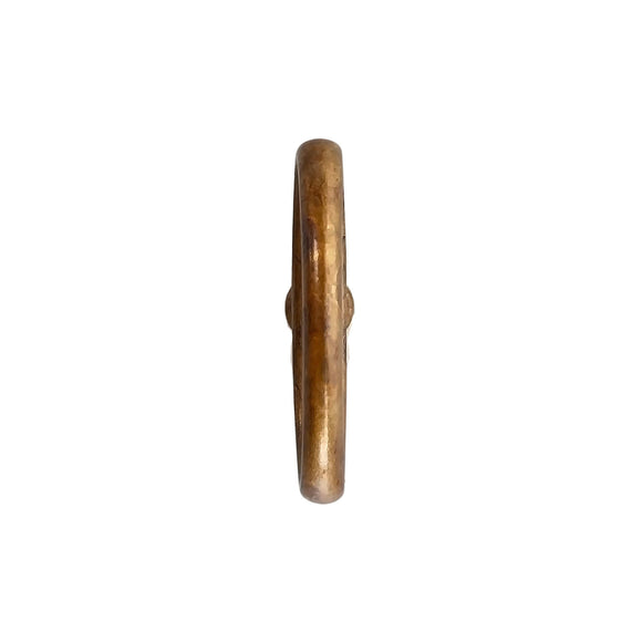 Bouton de meuble - Fausse clé FINE, Finition laiton patiné
