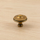 Bouton de meuble LYONNAIS, Finition zamak patiné