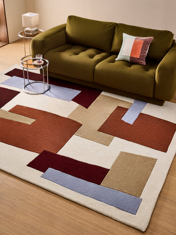 Tapis de salon et chambre pure laine VANESSA - 0