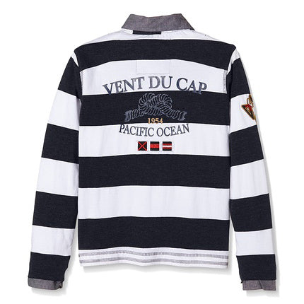 Vent du Cap-Polo Homme CRASTY- gris clicktofournisseur.com