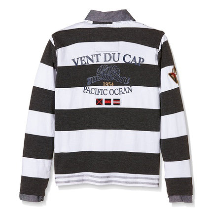 Vent du Cap-Polo Homme CRASTY- gris clicktofournisseur.com