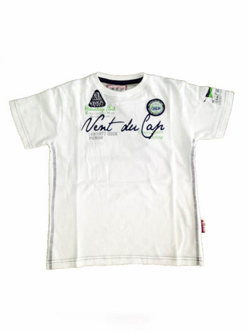 Vent du cap T shirt manches courtes Garçon ECEBAK10-16 clicktofournisseur.com