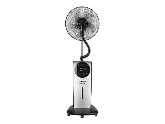 Ventilateur brumisateur d'air 2 en 1 avec réservoir : 31l et minuterie 90w gris noir - Clicktofournisseur.com