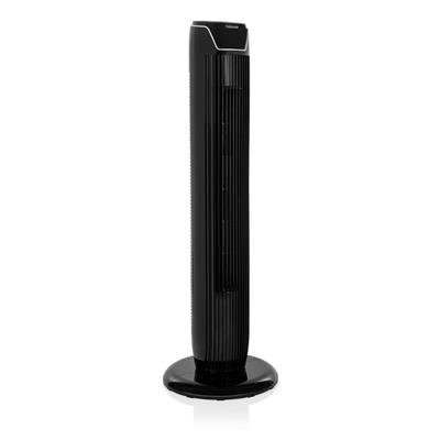 Ventilateur colonne avec minuterie 35w noir - Clicktofournisseur.com