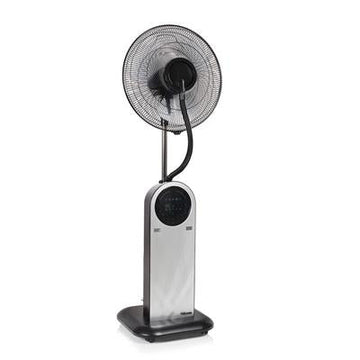 Ventilateur humidificateur et brumisateur gris - Clicktofournisseur.com