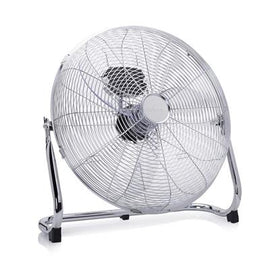 Ventilateur métal de sol grande vitesse 100w gris - Clicktofournisseur.com