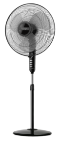 Ventilateur sur pied bergen 16 cr 40 cm 45w noir - Clicktofournisseur.com