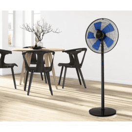 Ventilateur sur pied boreal 16 c elegance de 45cm 60w noir - Clicktofournisseur.com