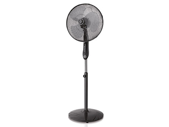 Ventilateur sur pied boreal 16 cr 45w avec minuteur noir - Clicktofournisseur.com