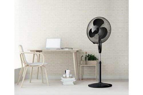 Ventilateur sur pied greco 16 cr elegance 40 cm 40w noir - Clicktofournisseur.com