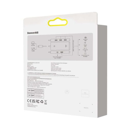 Adaptateur Baseus HUB Lite Series (USB-A vers 4xUSB-A 3.0 5 Gbit/s) Noir (WKQX030101)