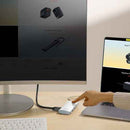 Baseus HUB Lite Series 6-in-1 Multifunctional (Type-C to 2x USB 3.0 / Type-C / HDMI 1.4 / SD/TF) White (WKQX050102)