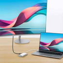 Baseus HUB Lite Series 6-in-1 Multifunctional (Type-C to 2x USB 3.0 / Type-C / HDMI 1.4 / SD/TF) White (WKQX050102)