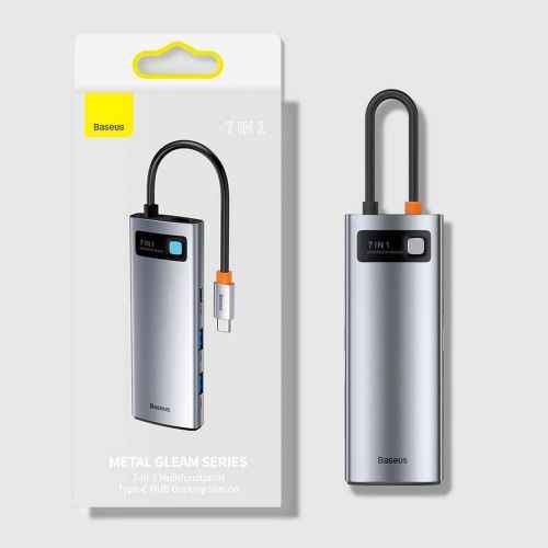 Baseus Hub Adapter 7in1 USB-C to 2x USB 3.0 + HDMI + USB-C PD