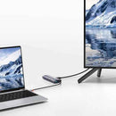 Baseus HUB Metal Gleam series 7-in-1 Multifunctional (Type-C to 2x USB 3.0, PD 100W / HDMI 4K 30Hz / RJ45 1Gbps, Type-C basic) Gray (WKWG020113)