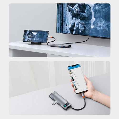 Baseus Hub Adapter 7in1 USB-C to 2x USB 3.0 + HDMI + USB-C PD