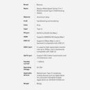 Baseus HUB Metal Gleam series 7-in-1 Multifunctional (Type-C to 2x USB 3.0, PD 100W / HDMI 4K 30Hz / RJ45 1Gbps, Type-C basic) Gray (WKWG020113)