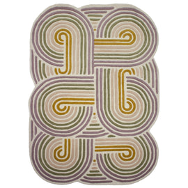 Tapis de salon, chambre et couloir pure laine COILY
