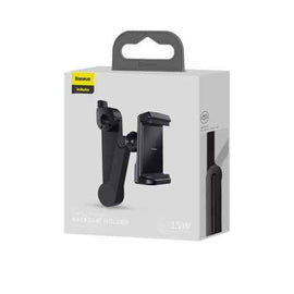 Baseus Support de téléphone pour voiture avec chargeur sans fil et stockage d'énergie pour siège arrière 15 W Noir (WXHZ-01)