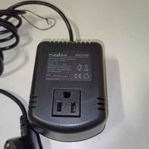Retour client Ecost Convertisseur d'alimentation Nedis Power 230 VAC 50 Hz Tension de sortie : 110 VAC