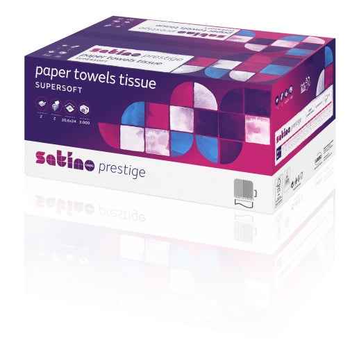 Papier nettoyant pour les mains Wepa LPCB2200S, 200 feuilles, 20,6 x 24, cellulose, (15 pièces)